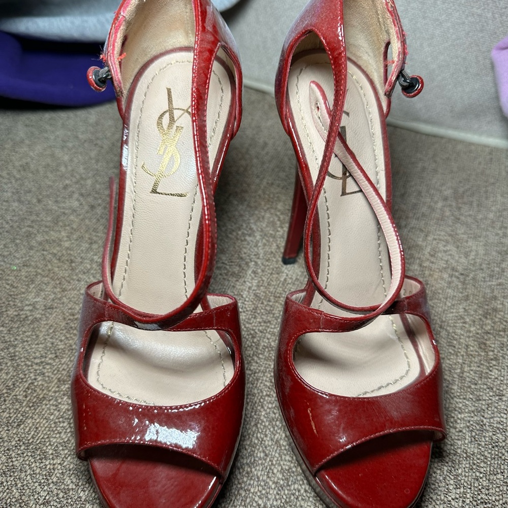 YSL red heels size 35